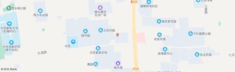北京王府公寓_公交站地图_北京公交_妙搜公交查询2024
