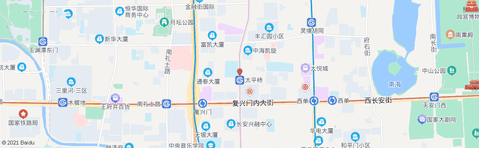 北京太平桥_公交站地图_北京公交_妙搜公交查询2024
