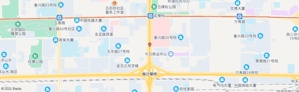 北京沙窝桥北_公交站地图_北京公交_妙搜公交查询2024