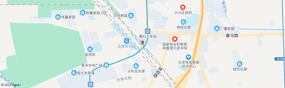 北京黄村火车站_公交站地图_北京公交_妙搜公交查询2024