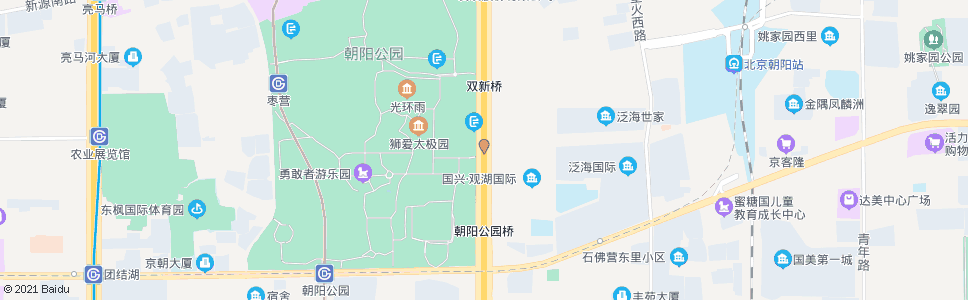 北京朝阳公园东门_公交站地图_北京公交_妙搜公交查询2024
