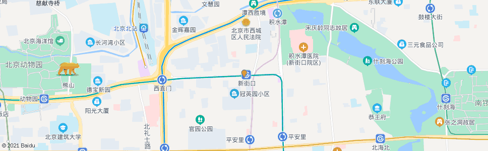 北京新开胡同_公交站地图_北京公交_妙搜公交查询2024