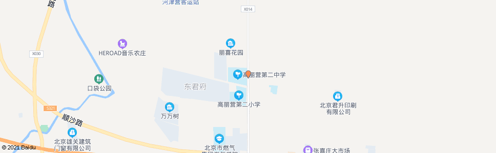 北京高丽营二中_公交站地图_北京公交_妙搜公交查询2024