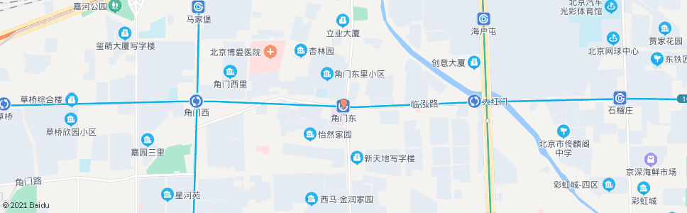 北京地铁角门东站_公交站地图_北京公交_妙搜公交查询2024