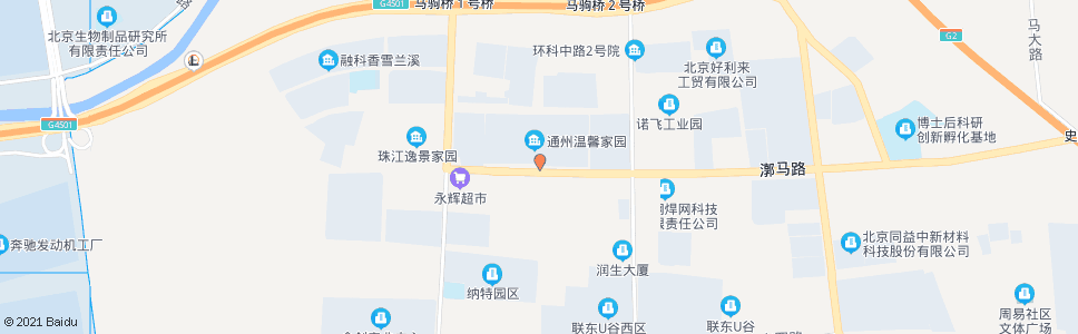 北京温馨家园_公交站地图_北京公交_妙搜公交查询2024