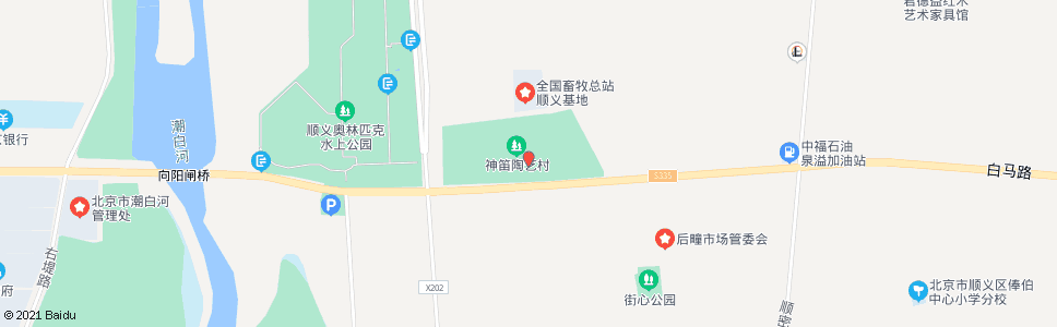 北京三高科技园_公交站地图_北京公交_妙搜公交查询2024