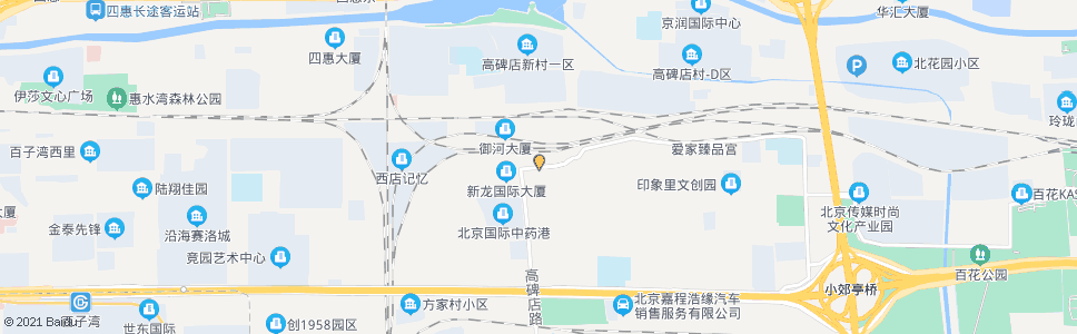 北京高碑店南_公交站地图_北京公交_妙搜公交查询2024