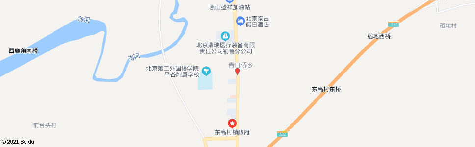北京东高村(拥军路)_公交站地图_北京公交_妙搜公交查询2024