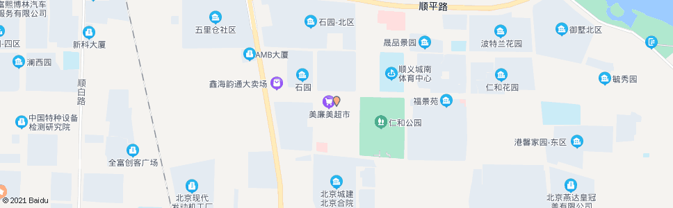 北京石园市场_公交站地图_北京公交_妙搜公交查询2024