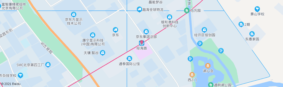 北京经海路地铁_公交站地图_北京公交_妙搜公交查询2024