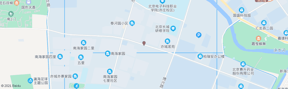 北京鹿海园小区_公交站地图_北京公交_妙搜公交查询2024