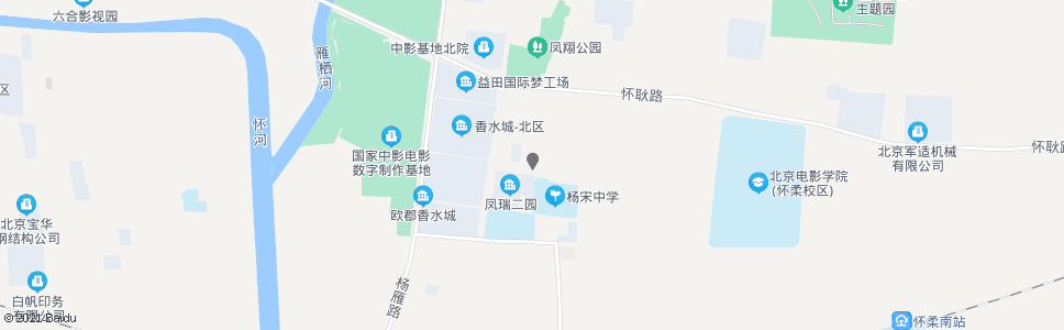 北京凤瑞二园_公交站地图_北京公交_妙搜公交查询2024