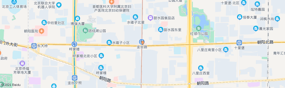 北京金台路站_公交站地图_北京公交_妙搜公交查询2024