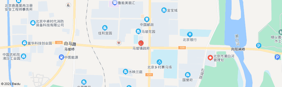 北京马坡政府_公交站地图_北京公交_妙搜公交查询2024