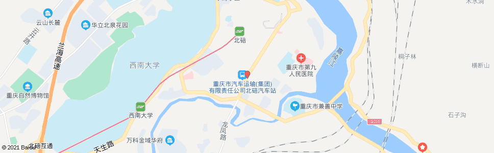 重庆北碚(公交车站)_公交站地图_重庆公交_妙搜公交查询2024