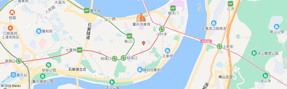 重庆五一路_公交站地图_重庆公交_妙搜公交查询2024