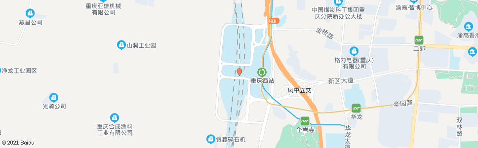 重庆大公馆西_公交站地图_重庆公交_妙搜公交查询2024