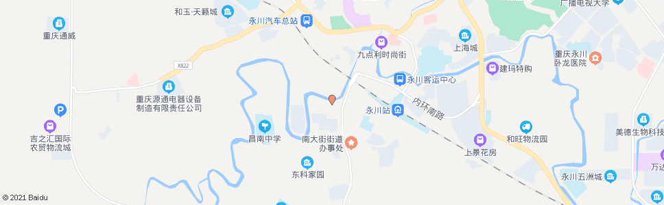 重庆威尼斯蓝湾_公交站地图_重庆公交_妙搜公交查询2024