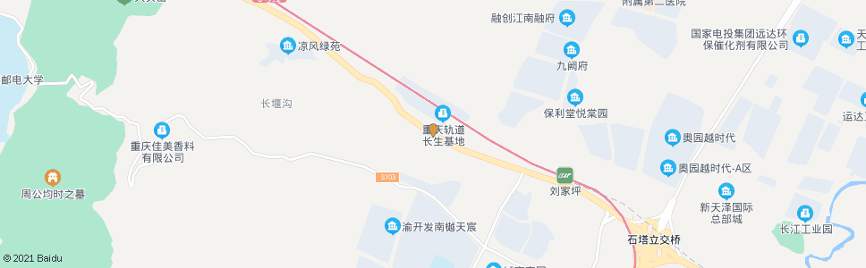 重庆东西大道2站_公交站地图_重庆公交_妙搜公交查询2024