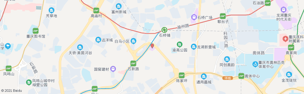 重庆商业城_公交站地图_重庆公交_妙搜公交查询2024
