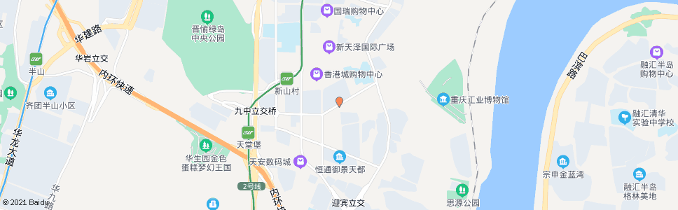 重庆锦霞街_公交站地图_重庆公交_妙搜公交查询2024