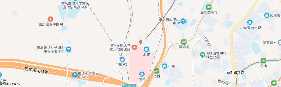 重庆新桥_公交站地图_重庆公交_妙搜公交查询2024