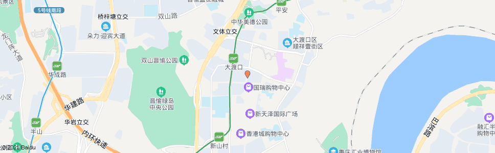 重庆大渡口步行街_公交站地图_重庆公交_妙搜公交查询2024