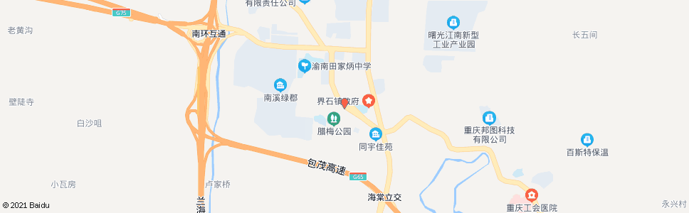 重庆界石(界新街)_公交站地图_重庆公交_妙搜公交查询2024