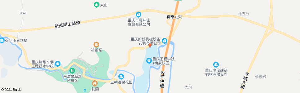 重庆白鹤村(正大软件)_公交站地图_重庆公交_妙搜公交查询2024