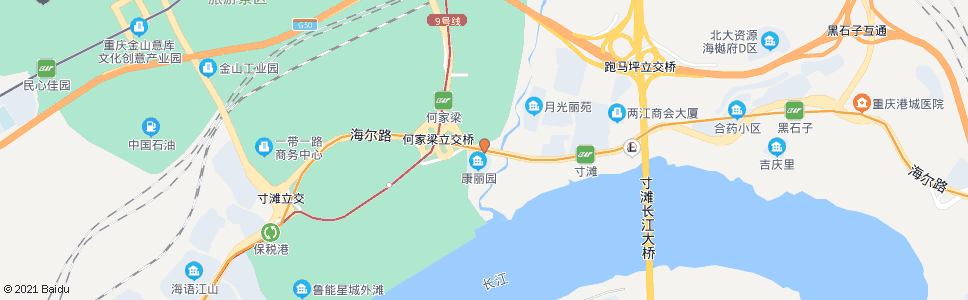 重庆康丽园_公交站地图_重庆公交_妙搜公交查询2024