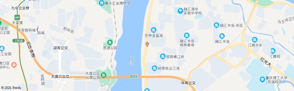 重庆巴南园林所_公交站地图_重庆公交_妙搜公交查询2024