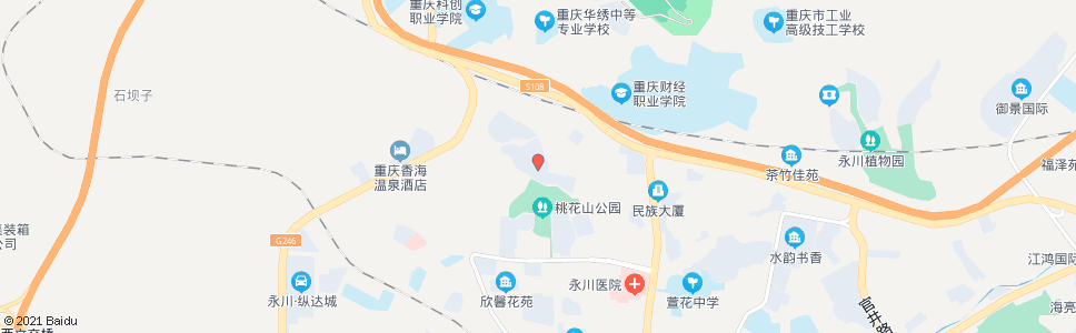 重庆东科兰乔圣菲_公交站地图_重庆公交_妙搜公交查询2024