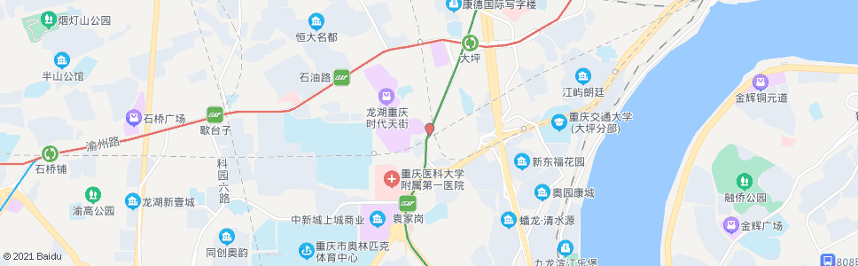 重庆马家堡_公交站地图_重庆公交_妙搜公交查询2024