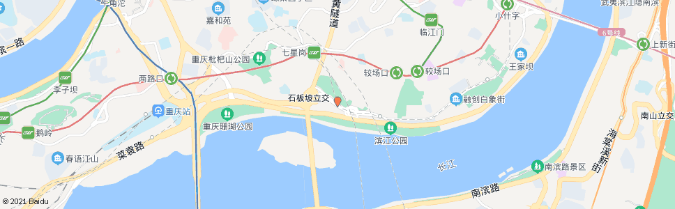 重庆石板坡_公交站地图_重庆公交_妙搜公交查询2024