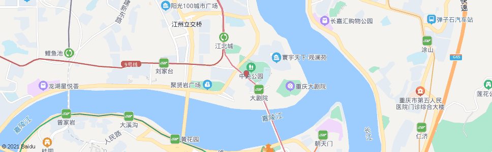 重庆千廝门大桥北_公交站地图_重庆公交_妙搜公交查询2024