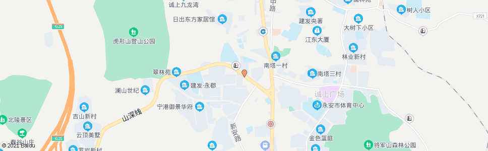 三明新安小区_公交站地图_三明公交_妙搜公交查询2024