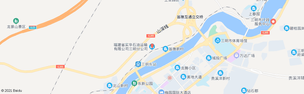 三明石油公司_公交站地图_三明公交_妙搜公交查询2024