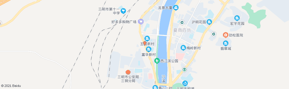 三明列西_公交站地图_三明公交_妙搜公交查询2024