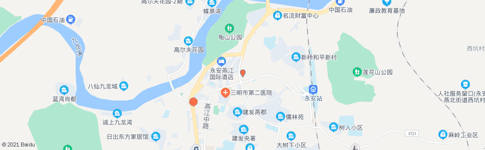 三明汽车站(燕江东路)_公交站地图_三明公交_妙搜公交查询2024