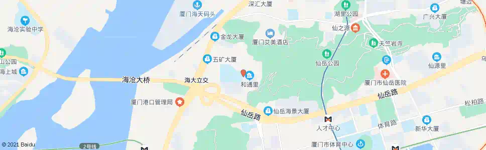 厦门和通里_公交站地图_厦门公交_妙搜公交查询2024