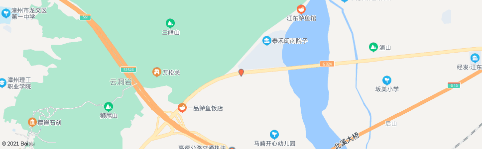 漳州马崎村(G324)_公交站地图_漳州公交_妙搜公交查询2024