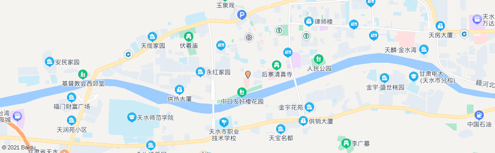 天水四0七_公交站地图_天水公交_妙搜公交查询2024