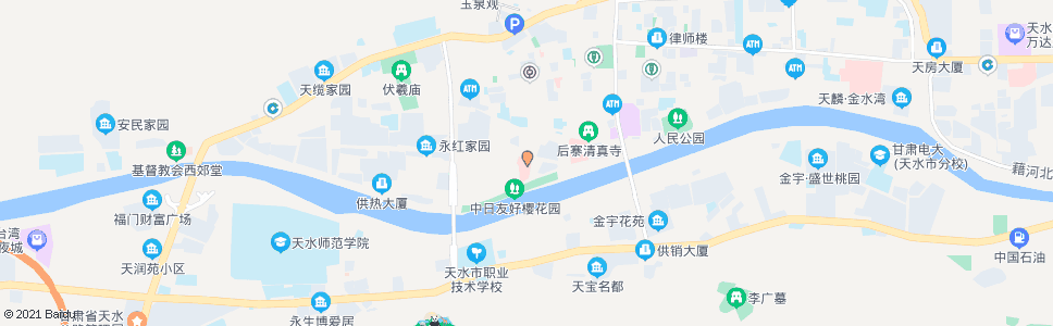 天水407医院_公交站地图_天水公交_妙搜公交查询2024