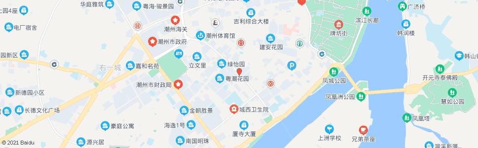 潮州枫春市场_公交站地图_潮州公交_妙搜公交查询2024