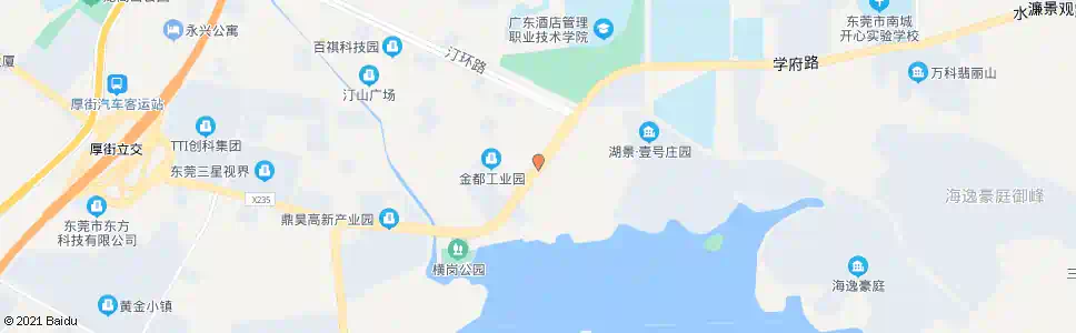 东莞环冈居委会_公交站地图_东莞公交_妙搜公交查询2024