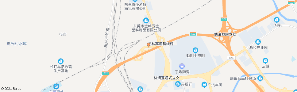 东莞林村(S255)_公交站地图_东莞公交_妙搜公交查询2024