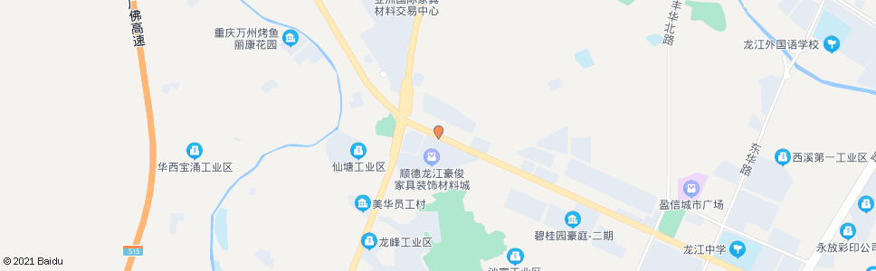 佛山龙洲路口(G325)_公交站地图_佛山公交_妙搜公交查询2024