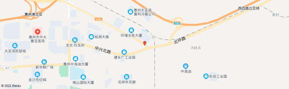 惠州海豚湾(DADA的草地)_公交站地图_惠州公交_妙搜公交查询2024