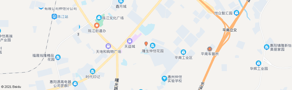 惠州自来水总公司_公交站地图_惠州公交_妙搜公交查询2024