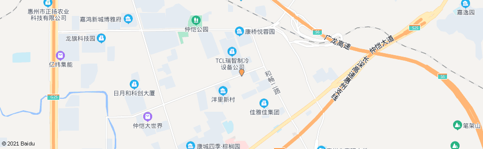 惠州松山工业区_公交站地图_惠州公交_妙搜公交查询2024